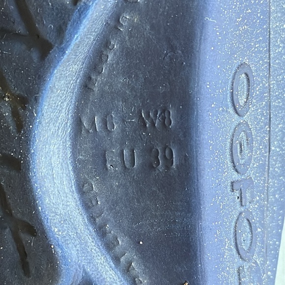 Oofos Ooahh Blue Sport Slide Sandals - Picture 11 of 11